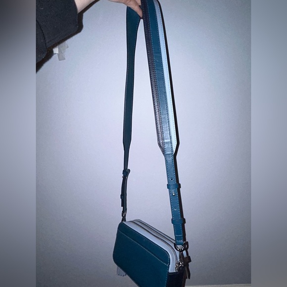 Michael Kors Jet Set Small Tri-Color Leather Camera Bag - Picture 7 of 8